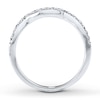 Thumbnail Image 2 of Diamond Wedding Band 1/5 ct tw Round-cut 14K White Gold