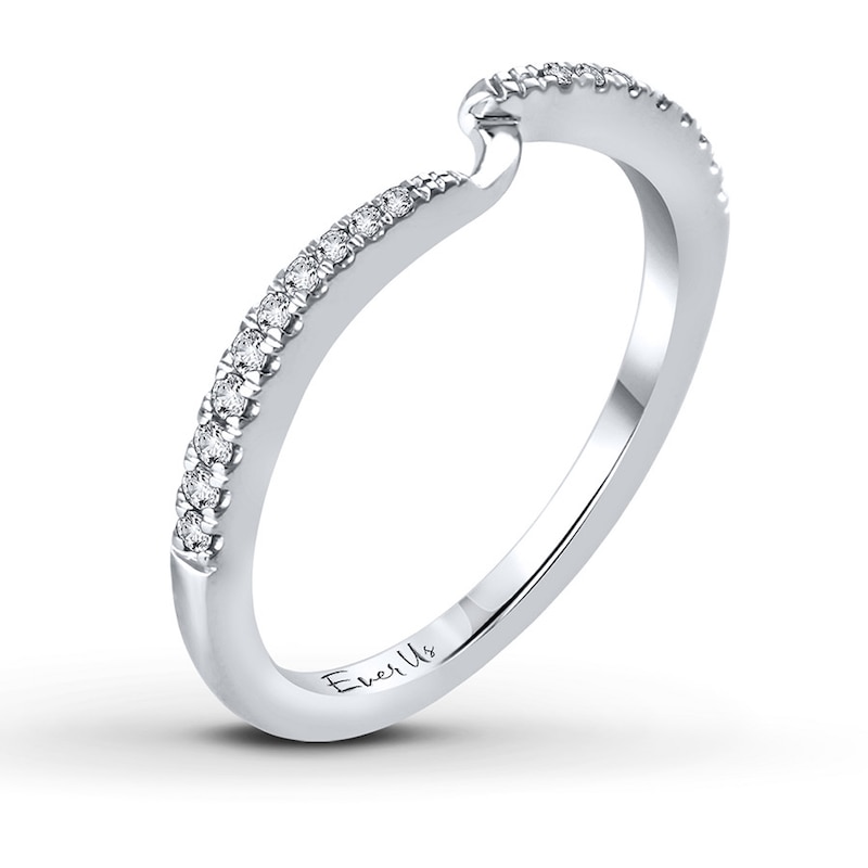 Main Image 2 of Ever Us Band 1/8 ct tw Diamonds 14K White Gold