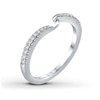 Thumbnail Image 2 of Ever Us Diamond Band 1/8 ct tw Round-cut 14K White Gold