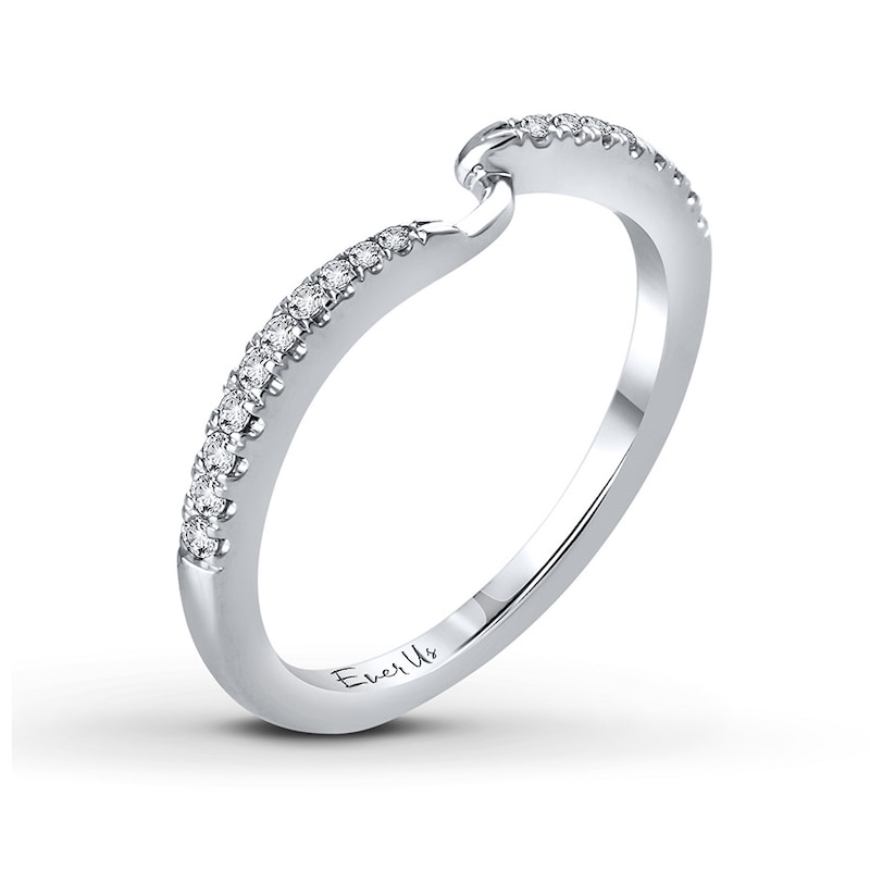 Main Image 2 of Ever Us Diamond Band 1/8 ct tw Round-cut 14K White Gold