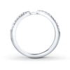 Thumbnail Image 3 of Ever Us Diamond Band 1/8 ct tw Round-cut 14K White Gold