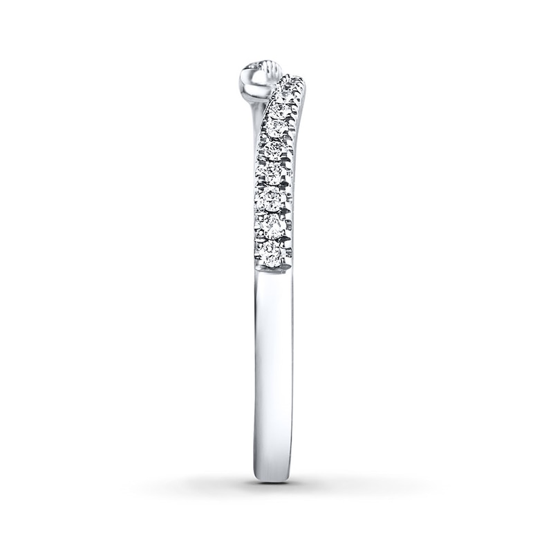 Main Image 4 of Ever Us Diamond Band 1/8 ct tw Round-cut 14K White Gold