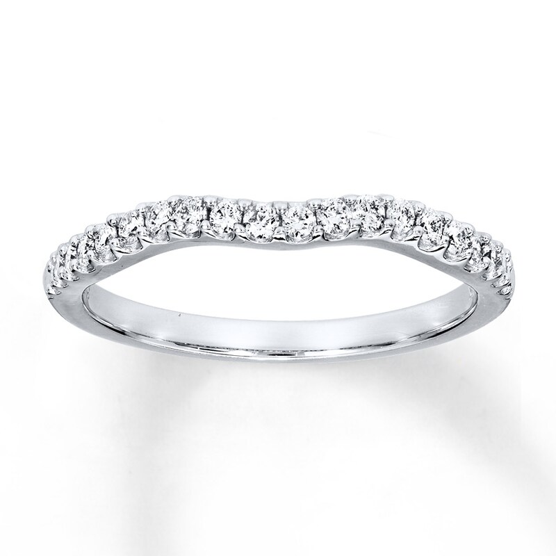 Main Image 1 of Diamond Wedding Band 1/4 ct tw Round-cut 14K White Gold