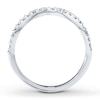 Thumbnail Image 2 of Diamond Wedding Band 1/4 ct tw Round-cut 14K White Gold