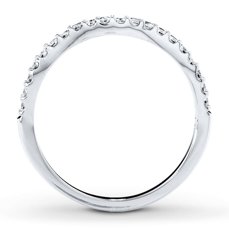 Main Image 2 of Diamond Wedding Band 1/4 ct tw Round-cut 14K White Gold