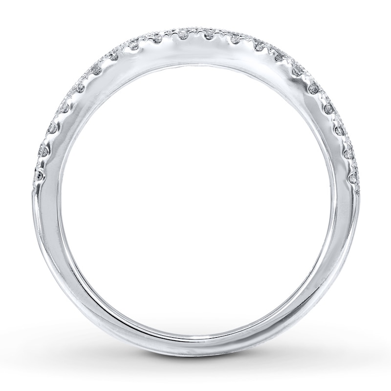 Main Image 2 of Radiant Reflections Wedding Ring 1/4 ct tw Diamonds 14K Gold