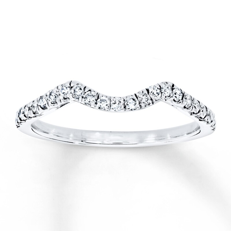 Main Image 1 of Wedding Ring 1/4 ct tw Diamonds 14K White Gold