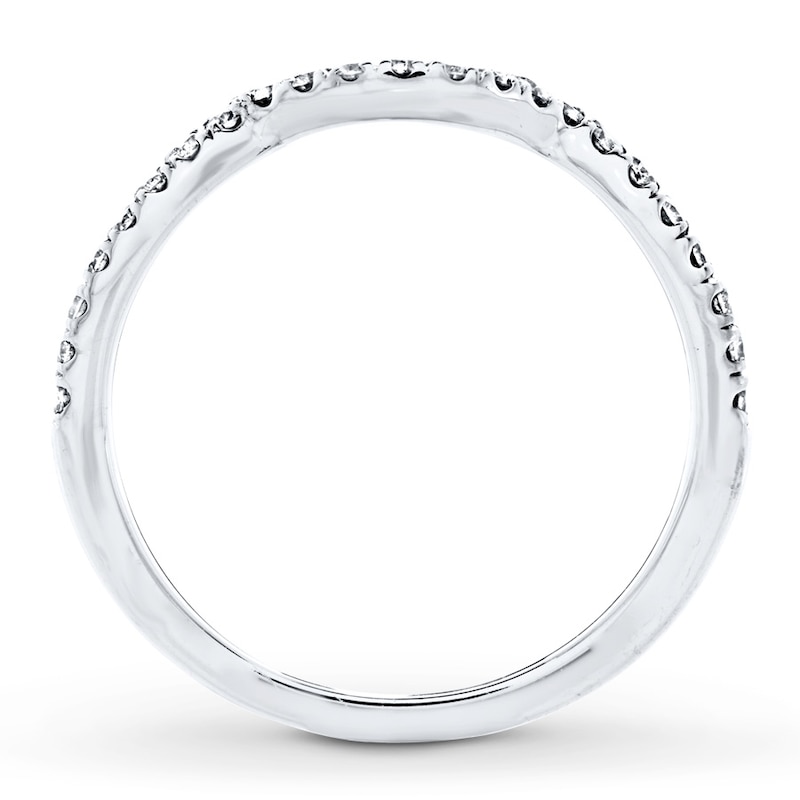 Main Image 2 of Wedding Ring 1/4 ct tw Diamonds 14K White Gold