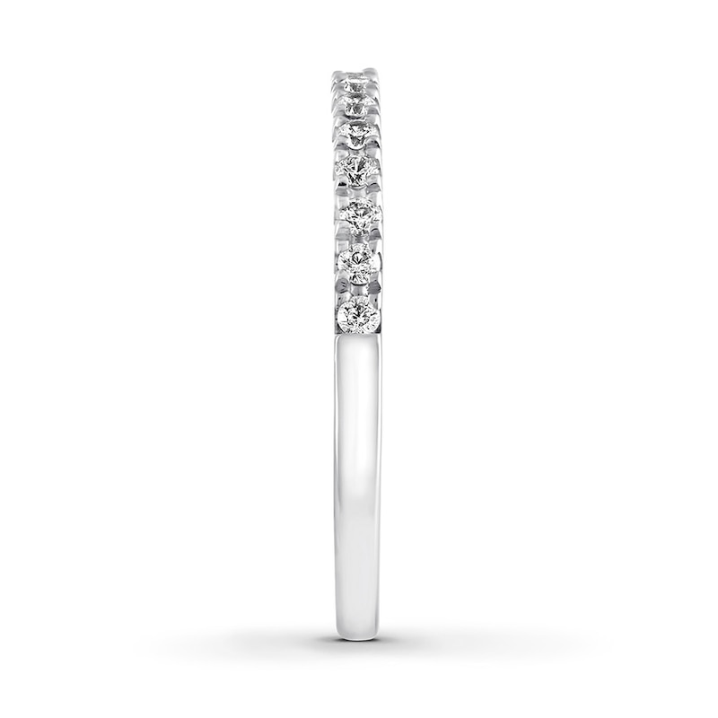Diamond Wedding Band 1/4 ct tw 14K White Gold