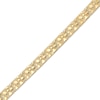 Thumbnail Image 1 of Nugget Geometric Link Bracelet 10K Yellow Gold 8.5"