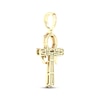 Thumbnail Image 4 of Men's Eye of Horus Ankh Diamond Charm 1/3 ct tw 10K Yellow Gold