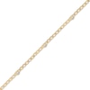 Thumbnail Image 2 of Diamond Curb Chain Station Bracelet 1/6 ct tw 10K Yellow Gold 7.5”