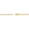 Thumbnail Image 3 of Diamond Curb Chain Station Bracelet 1/6 ct tw 10K Yellow Gold 7.5”