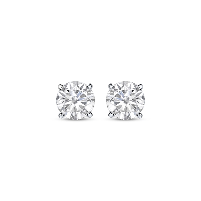 Lab-Created Diamonds by KAY Round-Cut Solitaire Stud Earrings 3/4 ct tw ...