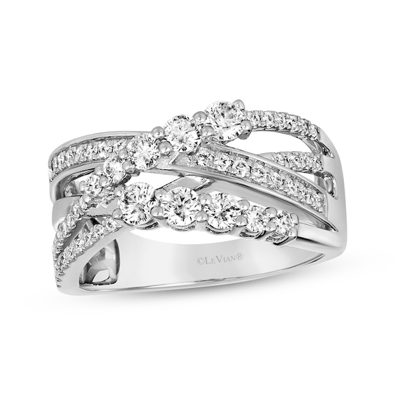 Le Vian Diamond Crossover Ring 7/8 ct tw Platinum