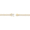 Thumbnail Image 3 of Baguette & Round-Cut Diamond Bracelet 3 ct tw 14K Yellow Gold 7"