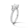 Thumbnail Image 3 of Neil Lane Artistry East West Emerald-Cut Lab-Grown Diamond Engagement Ring 2-7/8 ct tw 14K White Gold