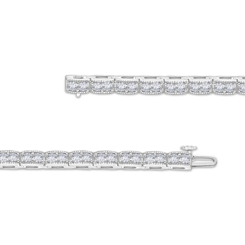 Main Image 3 of Diamond Duos Link Bracelet 4 ct tw 14K White Gold 7"
