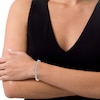 Thumbnail Image 4 of Diamond Duos Link Bracelet 4 ct tw 14K White Gold 7"
