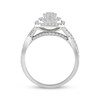 Thumbnail Image 3 of Adore Baguette & Round-Cut Multi-Diamond Engagement Ring 1 ct tw 10K White Gold
