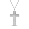 Thumbnail Image 3 of Men's Wood Cross Necklace Stainless Steel 24"