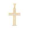 Thumbnail Image 1 of Textured Cross Charm 10K Yellow Gold
