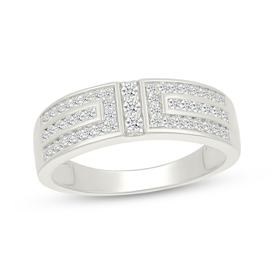 Adore Men's Diamond Wedding Band 1/2 ct tw 14K White Gold