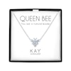 Thumbnail Image 1 of Diamond Accent Bee Necklace Sterling Silver 18"