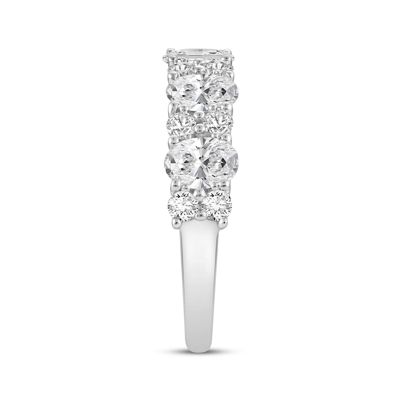 Main Image 2 of Adore Lab-Grown Diamonds Oval & Round-Cut Anniversary Ring 2 ct tw 10K White Gold