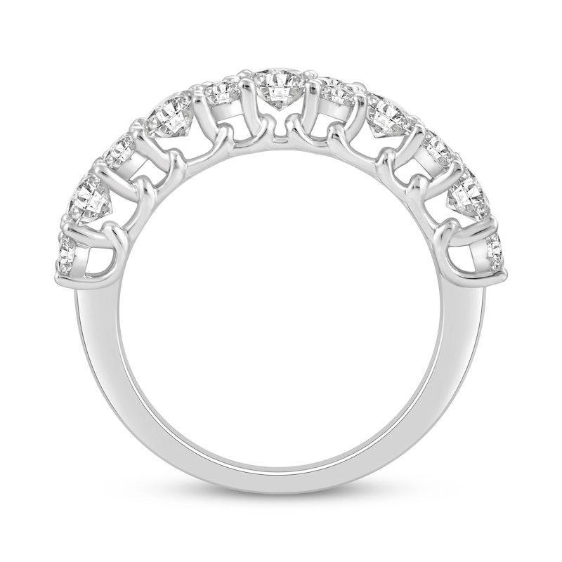 Main Image 3 of Adore Lab-Grown Diamonds Oval & Round-Cut Anniversary Ring 2 ct tw 10K White Gold