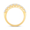 Thumbnail Image 3 of Adore Diamond Three-Row Anniversary Ring 2 ct tw 14K Yellow Gold