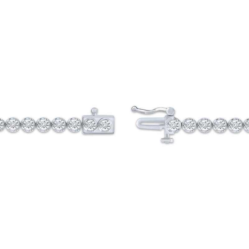 Main Image 3 of KAY Lab-Grown Diamonds Tennis Bracelet 1/2 ct tw Sterling Silver 7"