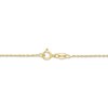 Thumbnail Image 4 of Multi-Diamond Center Cross Necklace 1/10 ct tw 10K Yellow Gold 18"