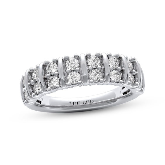 THE LEO Diamond Anniversary Ring 3/4 ct tw 14K White Gold