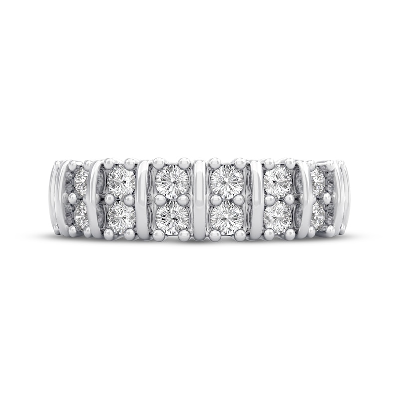 Main Image 3 of THE LEO Diamond Anniversary Ring 3/4 ct tw 14K White Gold