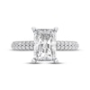 Thumbnail Image 3 of THE LEO Legacy Lab-Grown Diamond Radiant-Cut Hidden Halo Engagement Ring 2-1/2 ct tw 14K White Gold