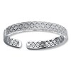 Thumbnail Image 1 of Diamond Cuff Bangle Bracelet 1/3 ct tw Round-cut Sterling Silver