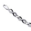 Thumbnail Image 2 of Black/White Diamonds 1/5 Carat tw Bracelet Sterling Silver