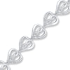 Thumbnail Image 0 of Heart Bracelet 1/8 ct tw Diamonds Sterling Silver