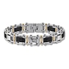 Thumbnail Image 0 of Men's Diamond Bracelet 1/15 ct tw Stainless Steel/Carbon Fiber