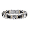 Thumbnail Image 1 of Men's Diamond Bracelet 1/15 ct tw Stainless Steel/Carbon Fiber