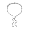 Thumbnail Image 3 of Diamond Bolo Bracelet 1/3 ct tw Round-cut 10K White Gold 9.5"