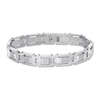 Thumbnail Image 0 of Men's Diamond Bracelet 1/20 ct tw Round-cut Stainless Steel