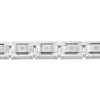 Thumbnail Image 1 of Men's Diamond Bracelet 1/20 ct tw Round-cut Stainless Steel