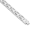 Thumbnail Image 2 of Men's Diamond Bracelet 1/20 ct tw Round-cut Stainless Steel