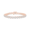 Thumbnail Image 1 of Diamond Bracelet 1 ct tw Round-cut 10K Rose Gold 7.25"