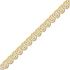 Thumbnail Image 0 of Diamond Bracelet 1/4 ct tw Round-cut 10K Yellow Gold 7.25"