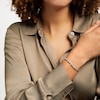 Thumbnail Image 3 of Diamond Heart Bolo Bracelet 1/20 ct tw 10K Rose Gold/Sterling Silver 9.5"