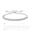 Thumbnail Image 2 of Diamond Bolo Bracelet 1/10 ct tw Round-cut Sterling Silver 9.5"