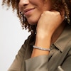 Thumbnail Image 3 of Diamond Bolo Bracelet 1/10 ct tw Round-cut Sterling Silver 9.5"